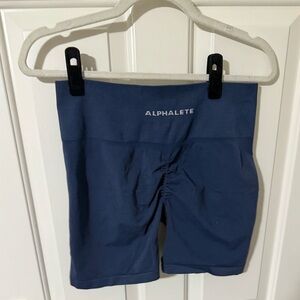 2/$25 Alphalete Amplify Women's Blue/Navy Shorts-2x